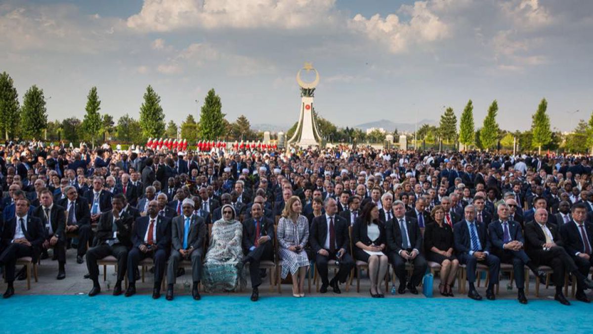 FOTO. Igor Dodon și soția sa, în primul rând la inaugurarea lui Recep Tayyip Erdogan ca președinte al Turciei