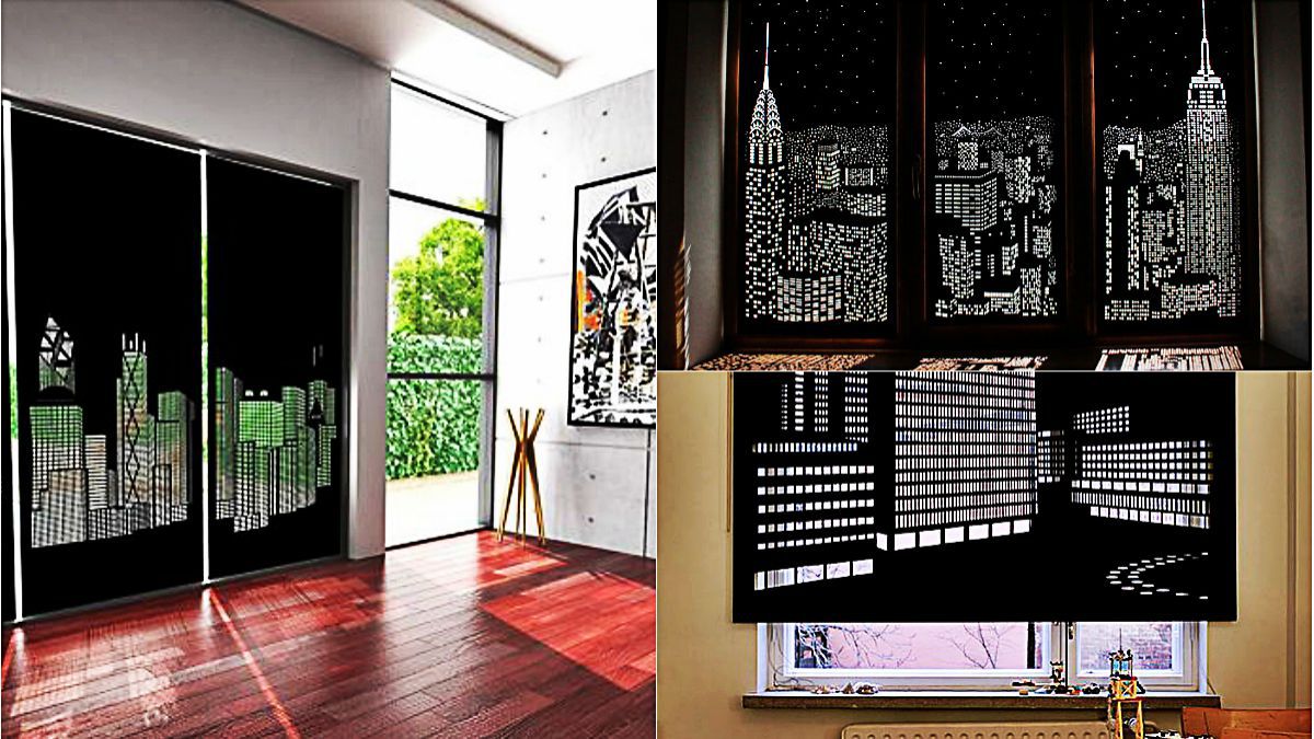 FOTO. Jaluzelele „blindate” cu decupaje, un nou trend în materie de design interior