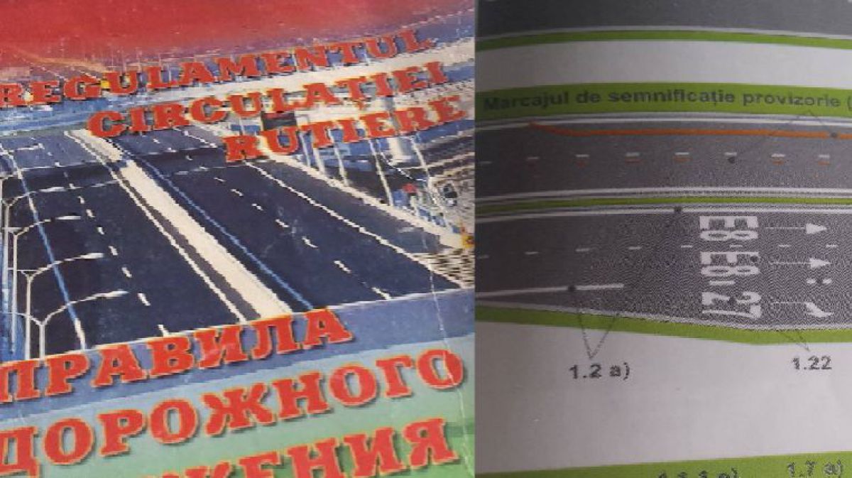 FOTO. Neștiință sau altceva? Marcajul din PMAN trebuia să fie de culoare portocalie