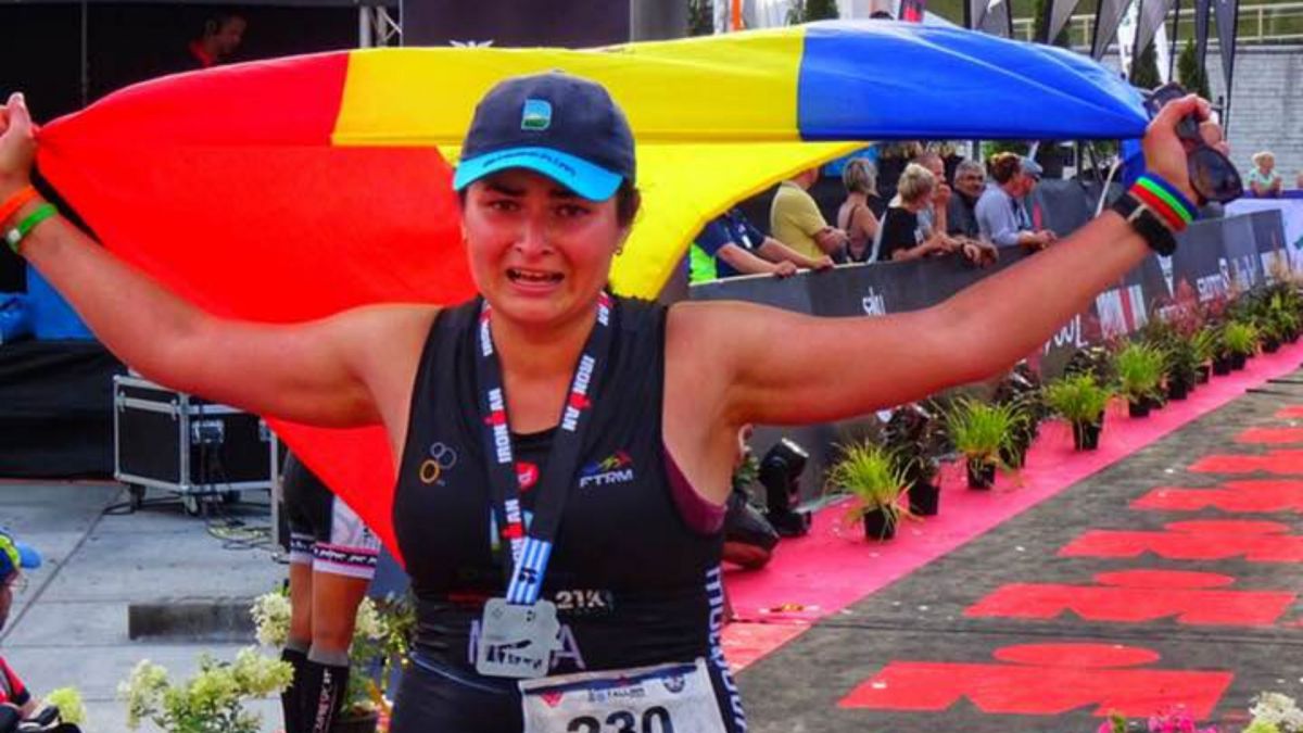 FOTO. Prima femeie Ironman din Moldova. Ana Cazacu a obținut locul doi după categoria de vârstă