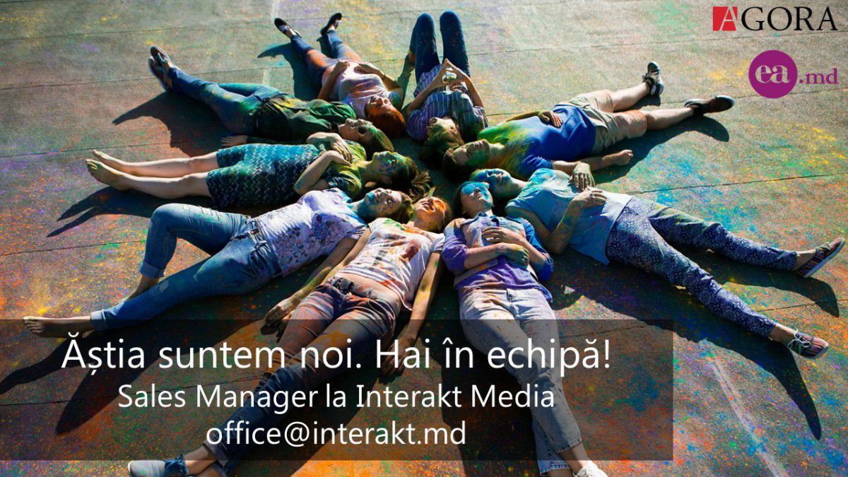 Funcție vacantă de Sales Manager. Dacă ești bine organizat și plin de curaj, hai în echipă