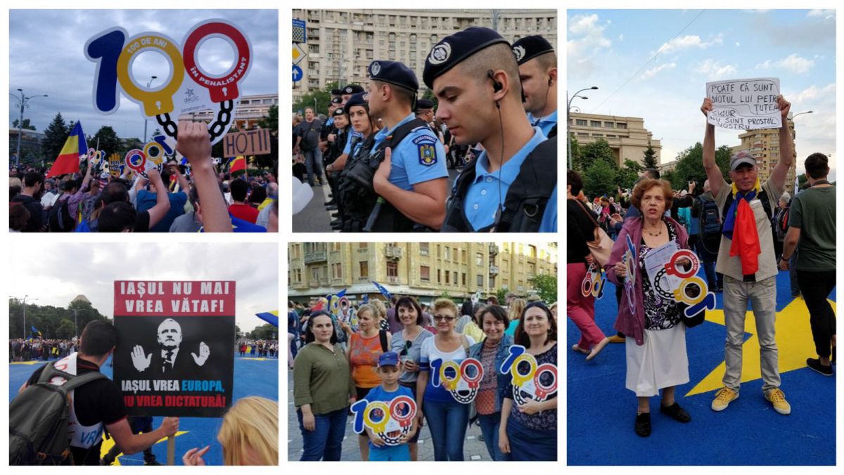 GALERIE FOTO. Mii de români din întreaga lume au ieșit în stradă, protestând împotriva guvernării