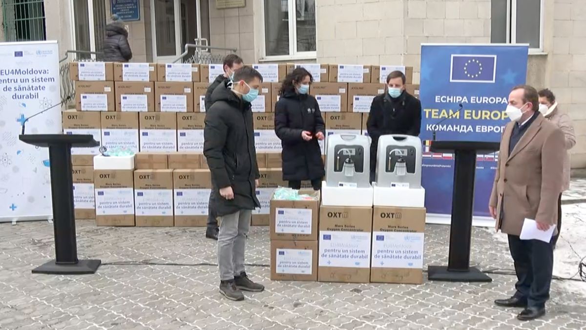 Gest de solidaritate. OMS și UE au donat noi dispozitive împotriva COVID-19