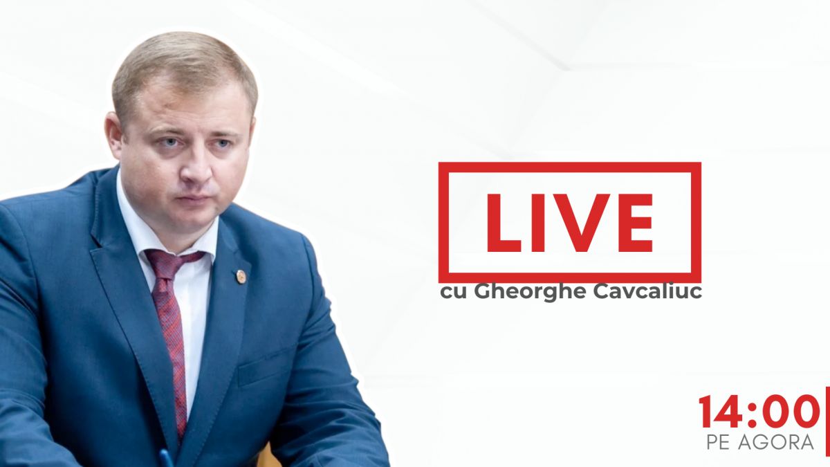 Gheorghe Cavcaliuc, LIVE în studioul AGORA