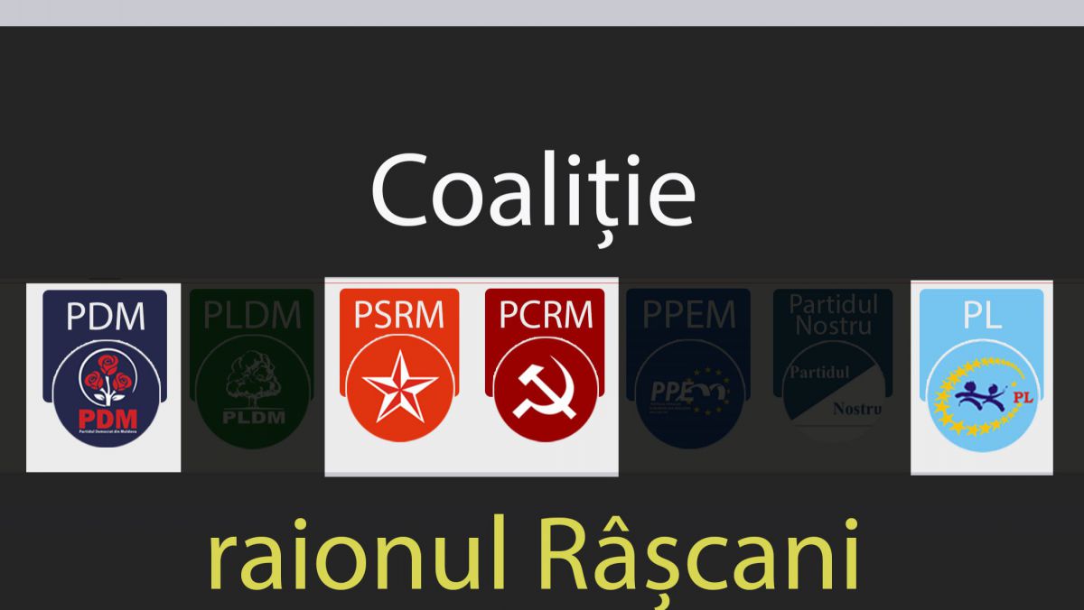 Harta. PSRM, PCRM, PL și PDM au ales președintele raionului Rîșcani