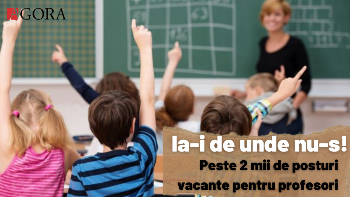 Ia-i de unde nu-s. Republicii Moldova nu-i ajung două mii de cadre didactice, deficitul fiind cu 10% mai mare decât în 2021 (HARTĂ)