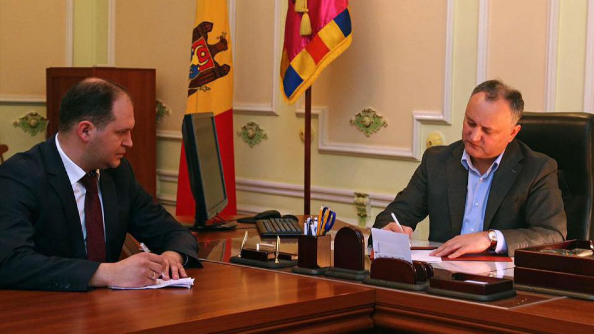 Igor Dodon a aprobat structura nouă a aparatului președintelui