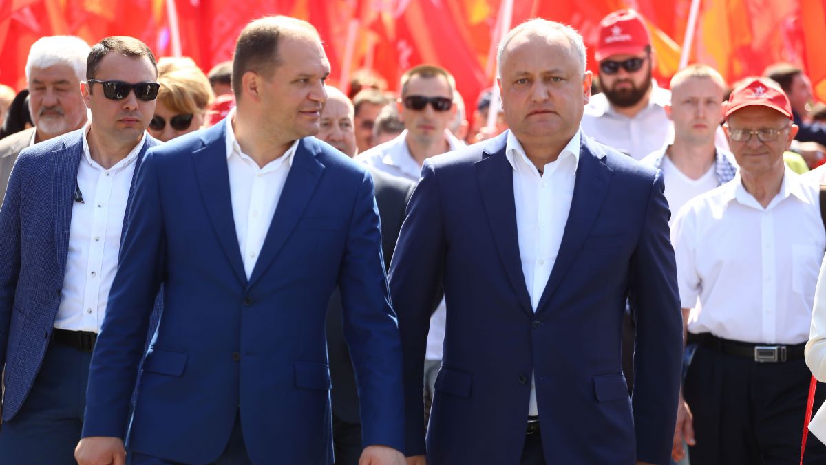 Igor Dodon face agitație electorală: „Un candidat mai bun decât Ion Ceban în ultimii zece ani nu a fost”