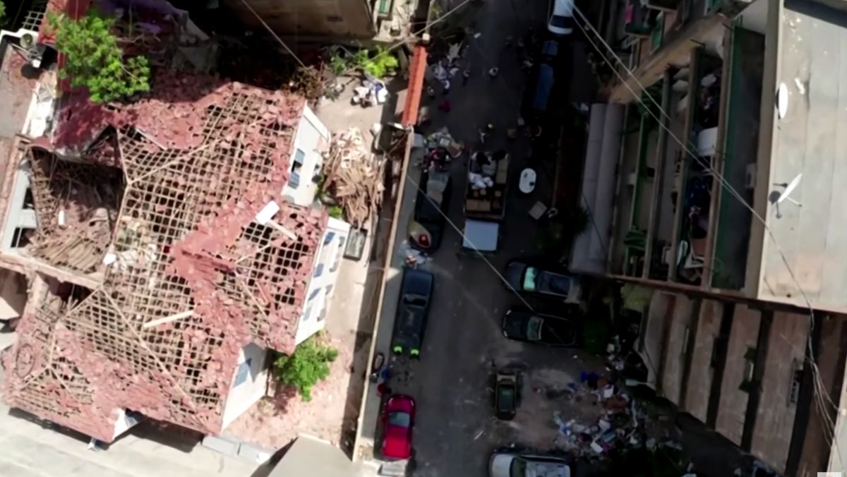 Imagini de la înălțime: Cum arată Beirutul la zece zile de la deflagrație (VIDEO)
