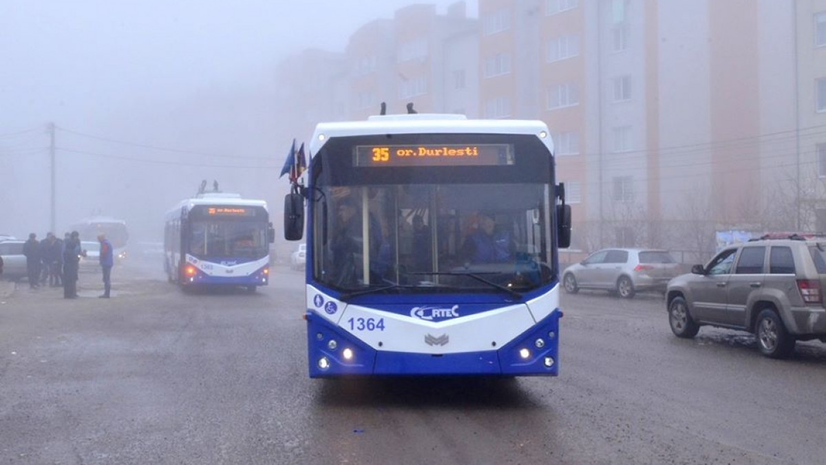 În atenția călătorilor! Începând cu 26 septembrie, se modifică  itinerarul rutei municipale de troleibuz nr. 35