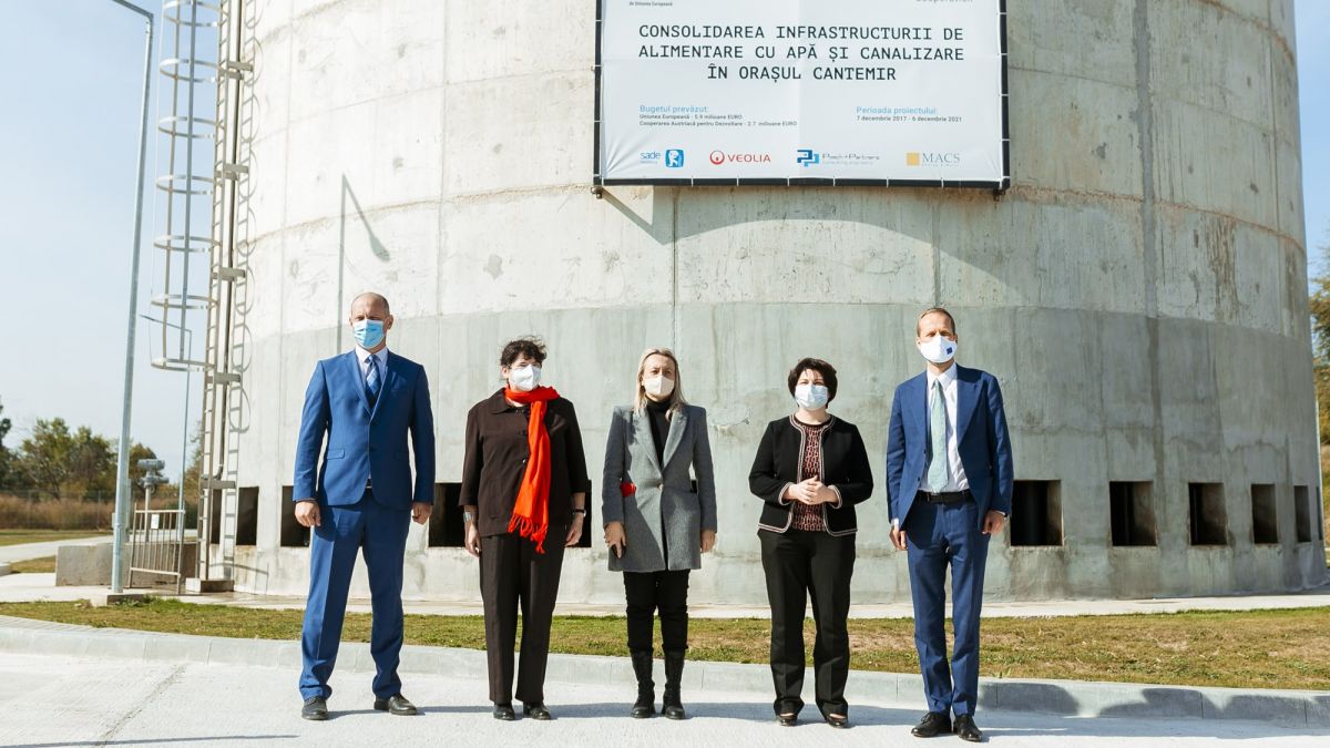 Inaugurarea Stației de Epurare a apelor uzate din Cantemir încheie Proiectul „Dezvoltarea Zonelor Rurale în Republica Moldova” (DevRAM)
