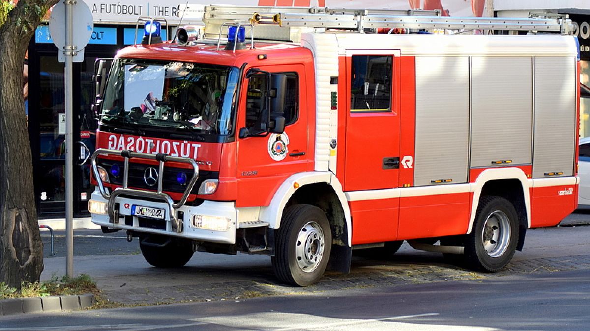 Incendiu la un spital din Budapesta. O persoană a murit intoxicată cu fum