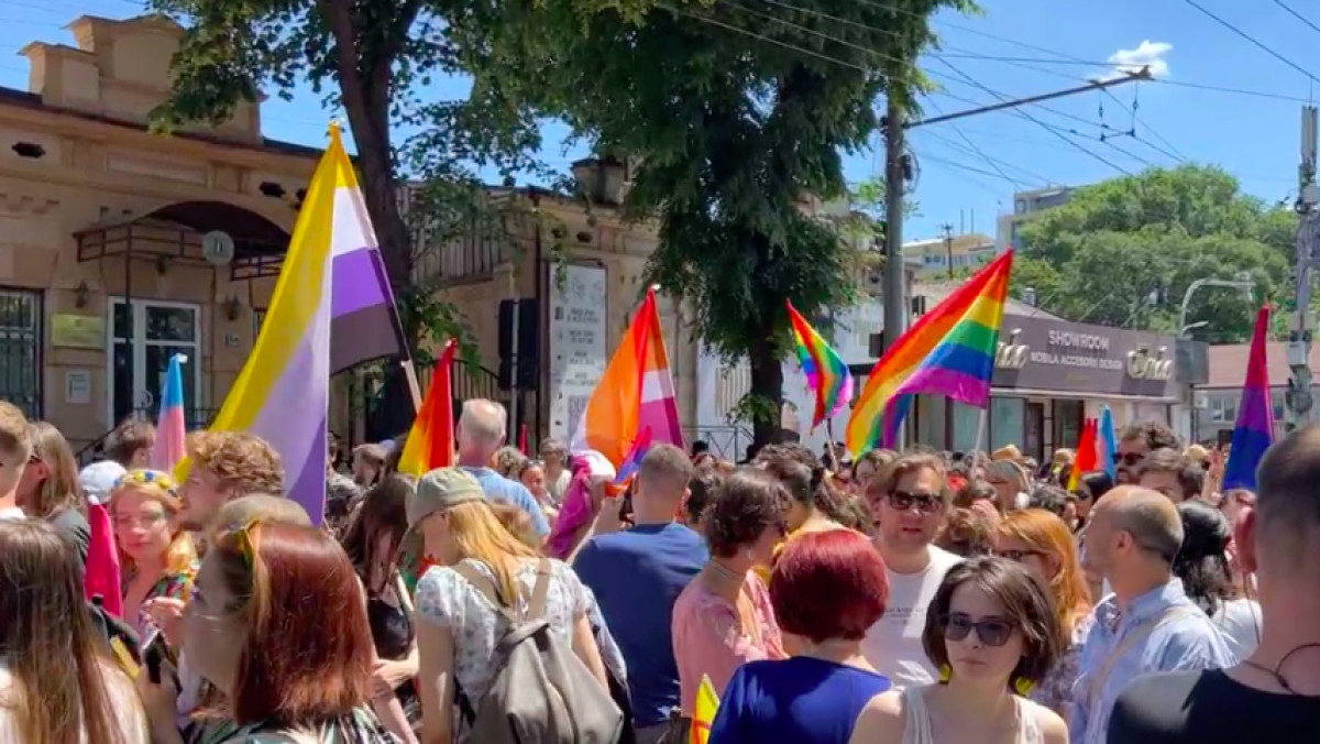 Începe marșul Moldova Pride 2022 (LIVE)
