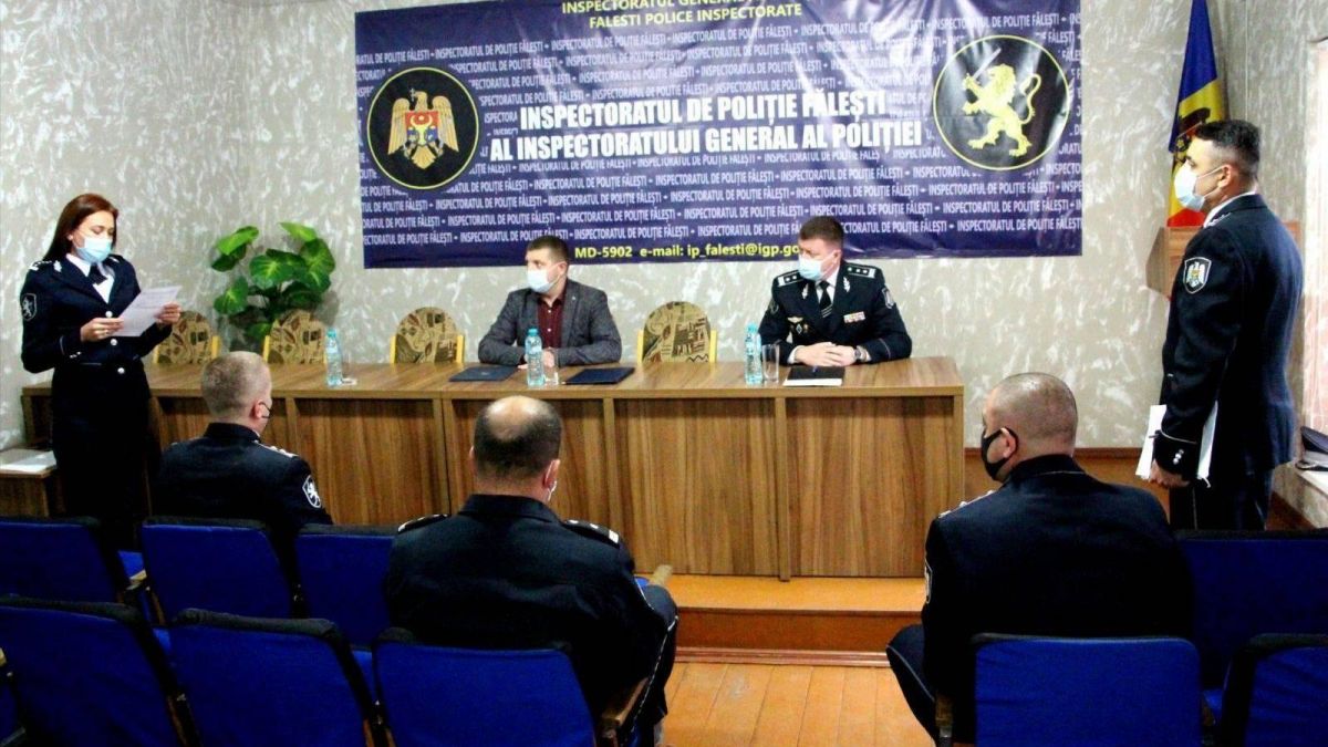 Inspectoratul de poliție Fălești are un nou șef interimar