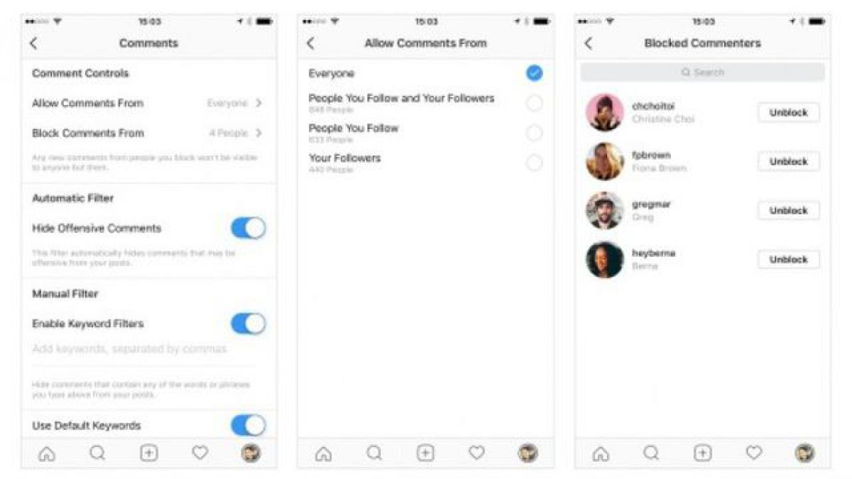 Instagram oferă noi facilităţi pentru gestionarea comentariilor
