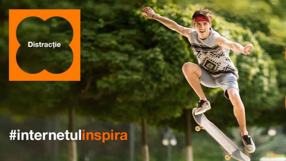 Internetul inspiră. La Orange ai mai mult trafic Internet în fiecare Abonament