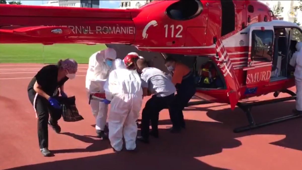 Intervenție SMURD: Un bărbat, victima unui accident rutier, transportat de la Sîngerei la Chișinău