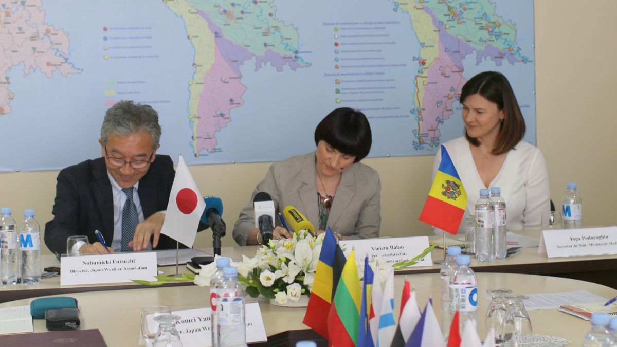 Japonia va ajuta R. Moldova să îmbunătățească calitatea prognozelor meteo