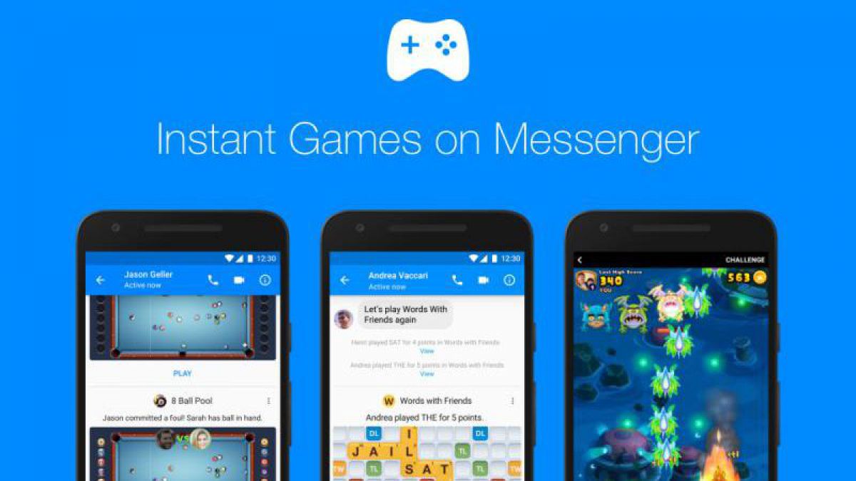 Jocurile instant din Facebook Messenger, disponibile pentru toți utilizatorii aplicației