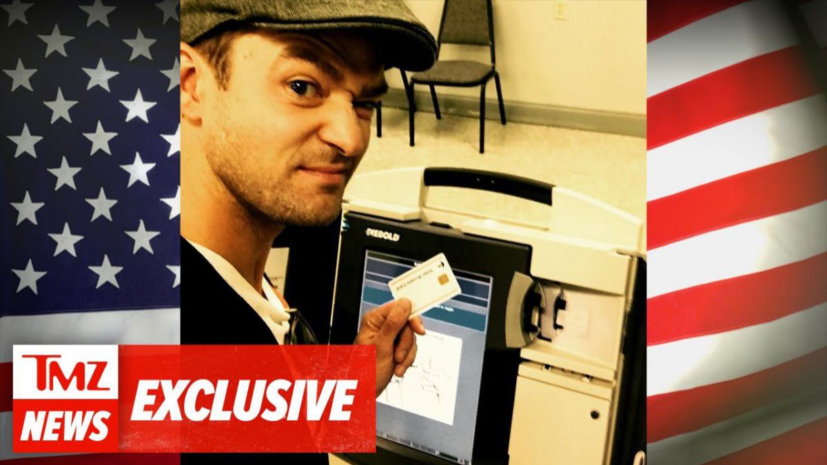 Justin Timberlake nu va mai fi investigat de autorităţi pentru selfie-ul din cabina de vot