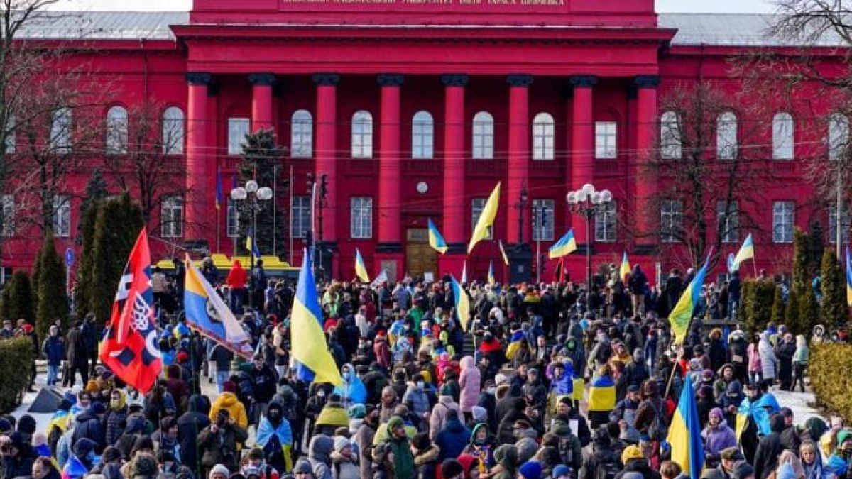 La Kiev are loc Marșul Unității pentru Ucraina (FOTO/VIDEO)
