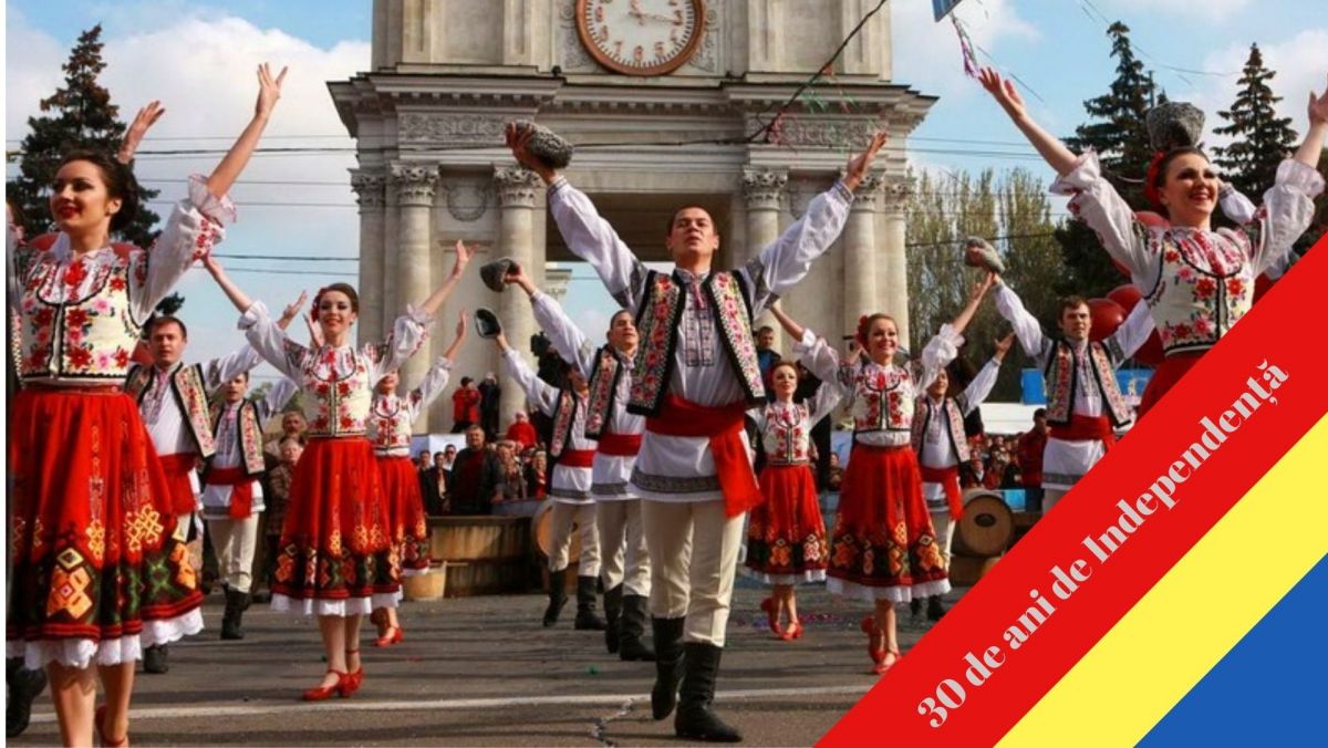 La mulți ani prosperi, țara noastră! R. Moldova numără trei decenii de la proclamarea Independenței (VIDEO)