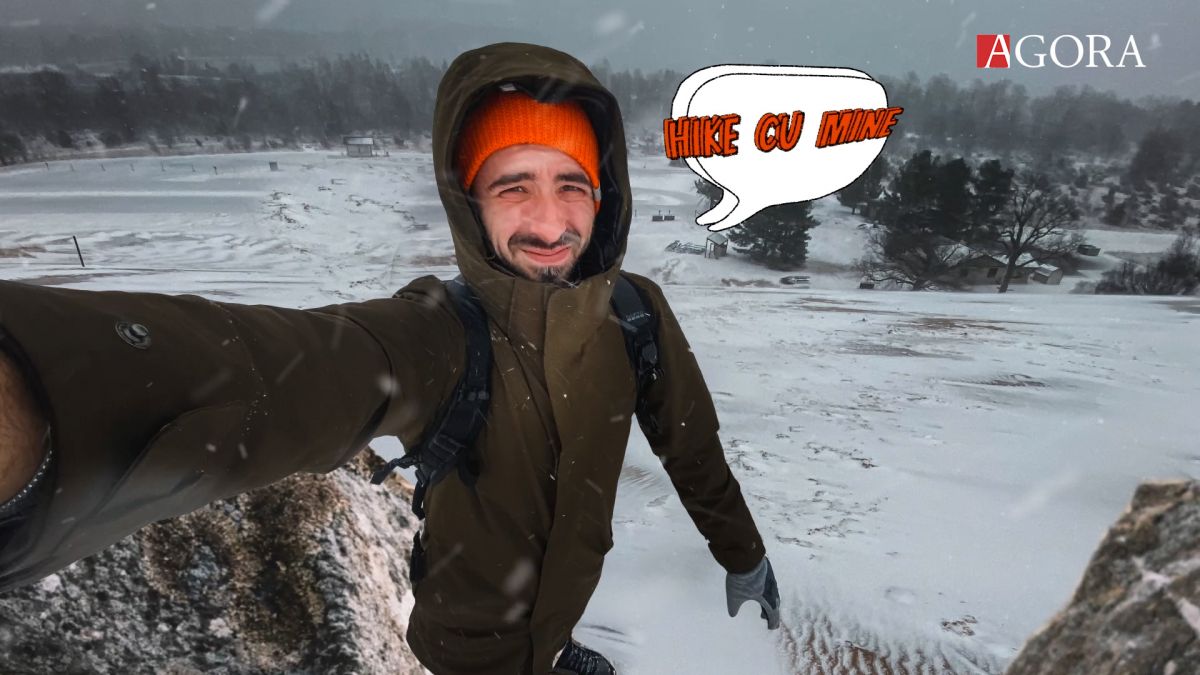 Lansare de proiect la AGORA! Alex Gurdila spune „Hike cu mine” și ne ia să marcăm primul traseu de hiking prin Moldova (VIDEO)
