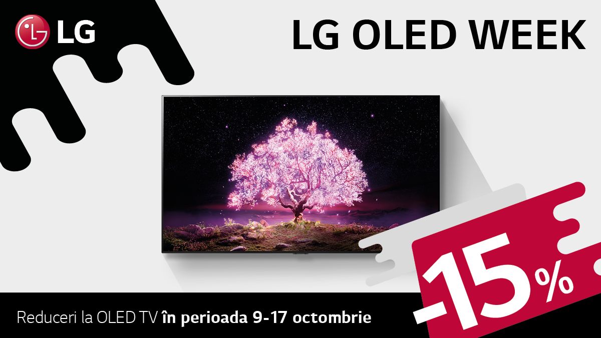 LG anunță OLED WEEK - o săptămână întreagă cu reduceri la OLED TV 