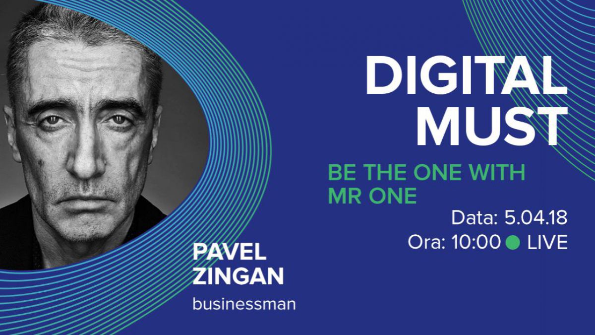 LIVE. DigitalMUST cu Pavel Zingan despre proiectul Mr One
