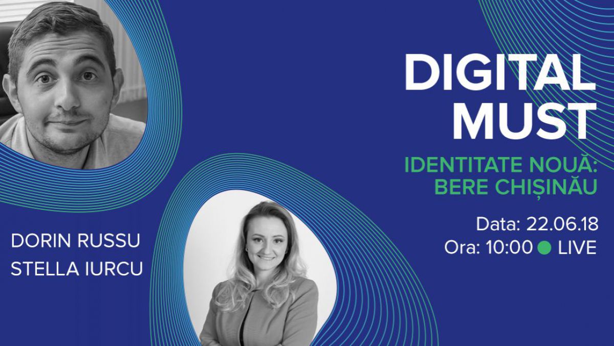 LIVE. DigitalMUST despre noua identitate a Bere Chișinău