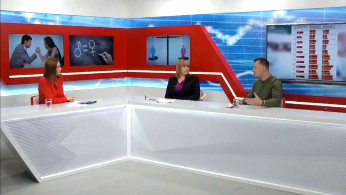 VIDEO. Liliana Palihovici și Rodion Gavriloi discută în studioul Agora despre prezența echilibrată a femeilor și bărbaților în funcții decizionale