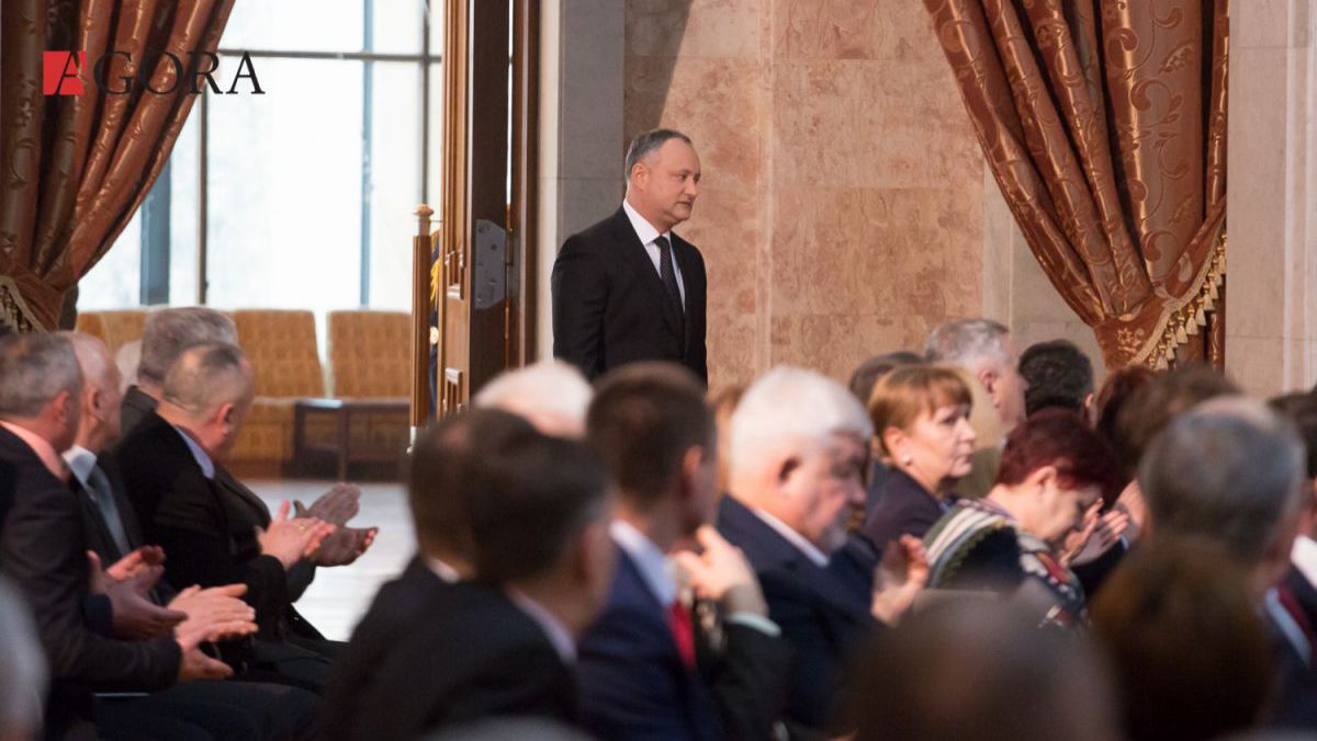 LIVE. Președintele Igor Dodon susține o conferință de presă
