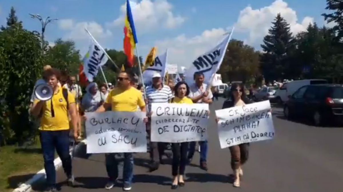 LIVE. Protest în raionul Criuleni organizat de mișcarea de rezistență națională ACUM
