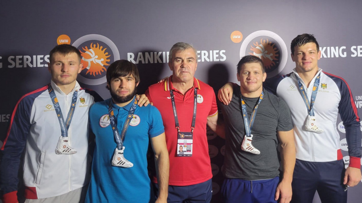 Luptătorii de stil greco-roman din R. Moldova au cucerit patru medalii la turneul de la Roma
