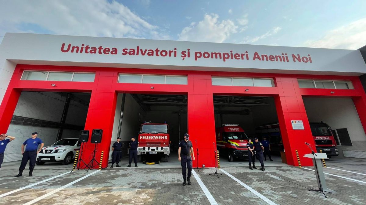 Mai multă siguranță în localitățile din Anenii Noi: În centrul raional a fost inaugurată o Unitate de salvatori și pompieri