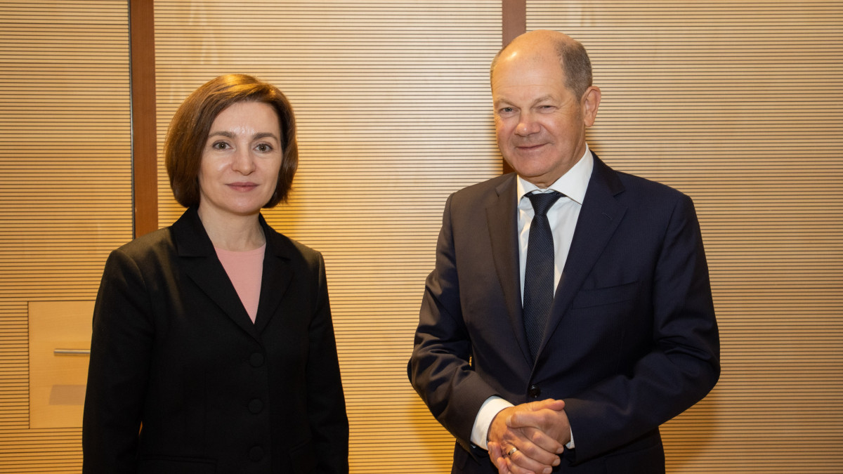 Olaf Scholz, Ursula von der Leyen și Pedro Sánchez, printre oficialii cu care Maia Sandu s-a întâlnit la Davos. Despre ce au discutat