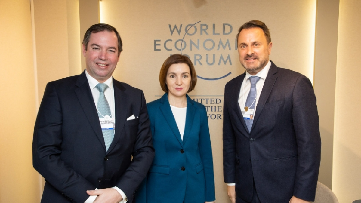 Maia Sandu a avut o întrevedere cu premierul Luxemburgului. Securitatea regională, pe agenda discuțiilor