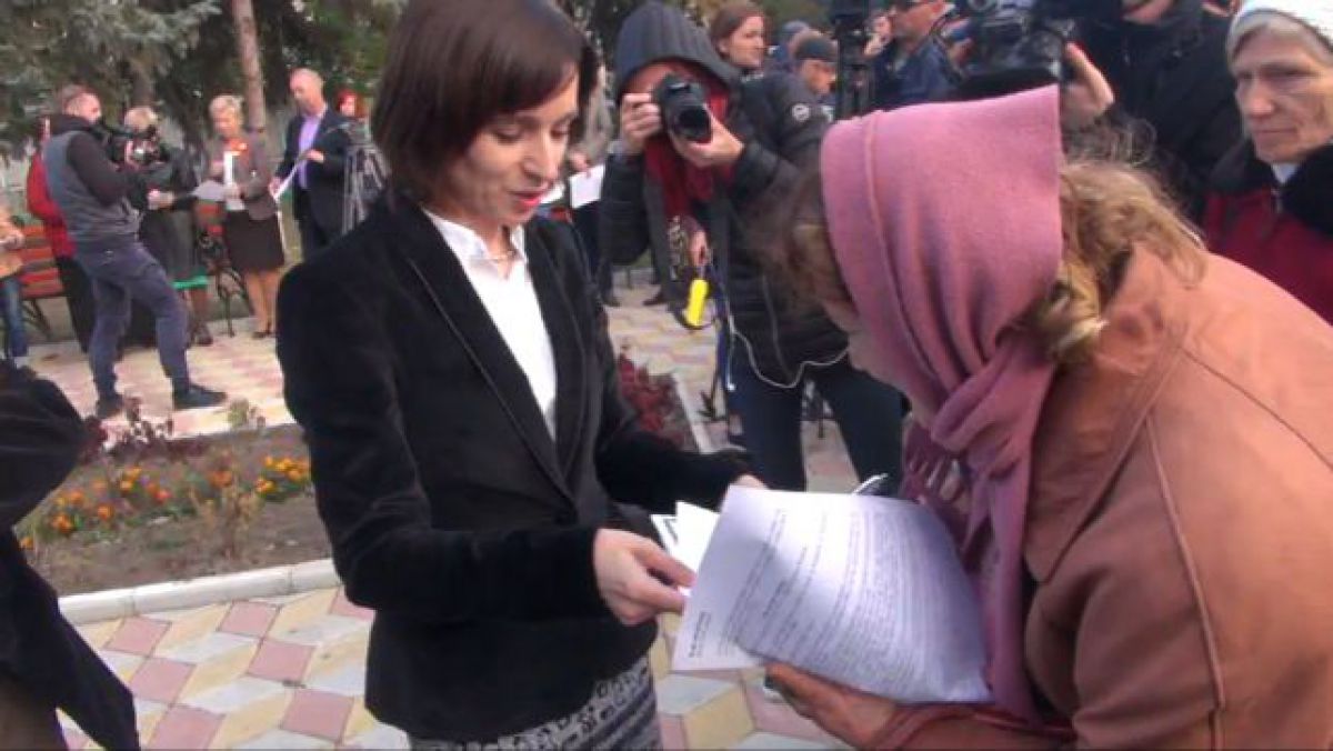 Maia Sandu „a semnat un contract” cu alegătorii