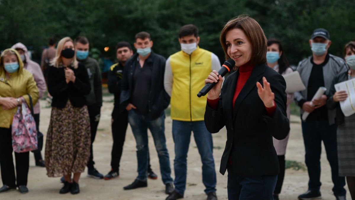 Maia Sandu, pe final de campanie: „Cel care nu se poate sătura de putere va pleca”
