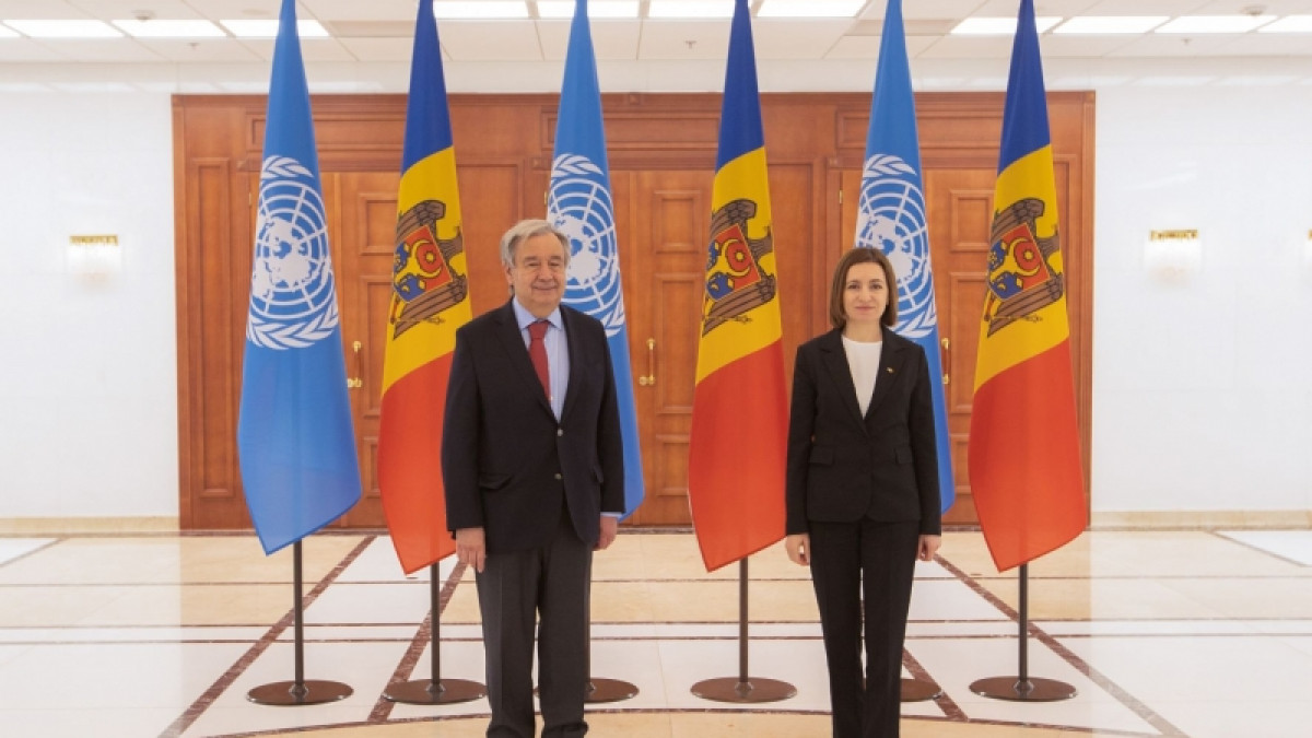 Maia Sandu s-a întâlnit cu Secretarul General ONU, António Guterres