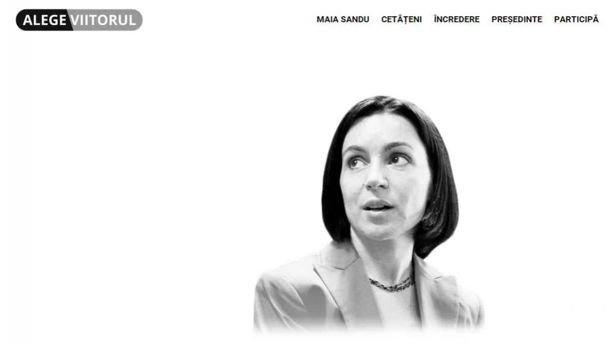 maiasandu.com, un „proiect” care cere votul cetățenilor. Maia Sandu: E un fals!