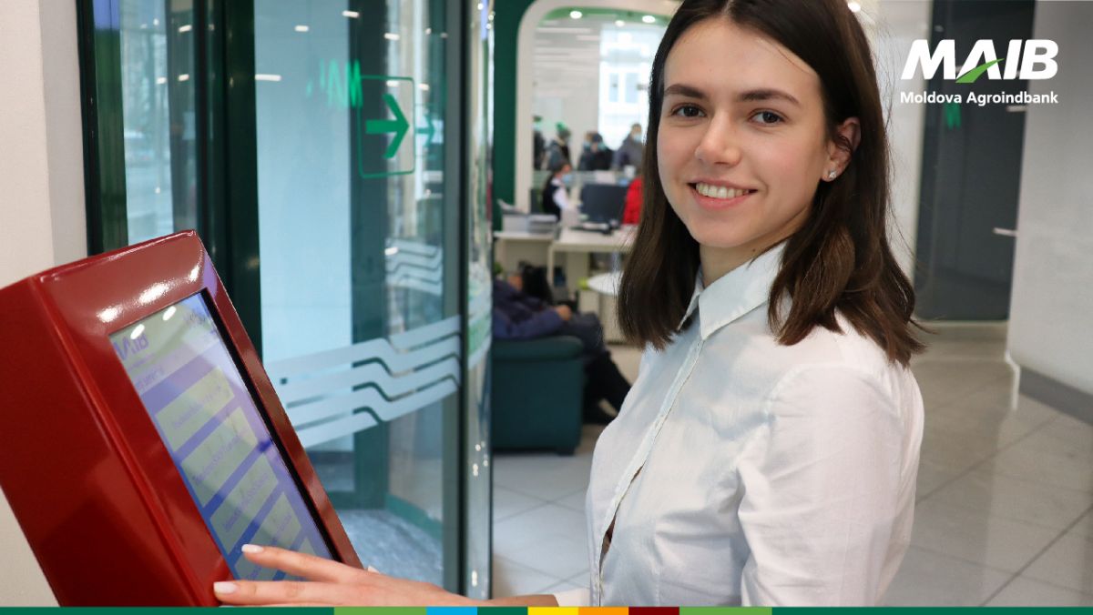 MAIB este prima bancă din Moldova care lansează serviciul de programare online a vizitei la sucursală