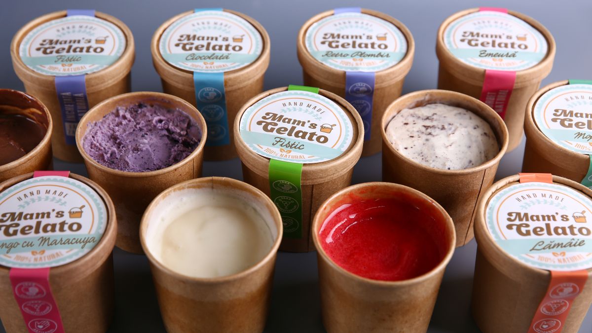 Mam`s Gelato readuce gustul înghețatei adevărate: fără aditivi, fără arome artificiale și fără îndulcitori