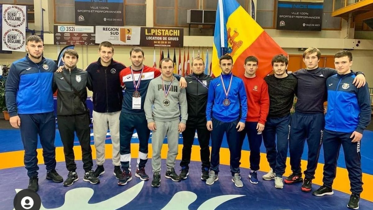 Medalii de argint și bronz pentru Moldova! Trei luptători, printre premianții la turneul Grand Prix de France Henri Deglane, desfășurat la Nice