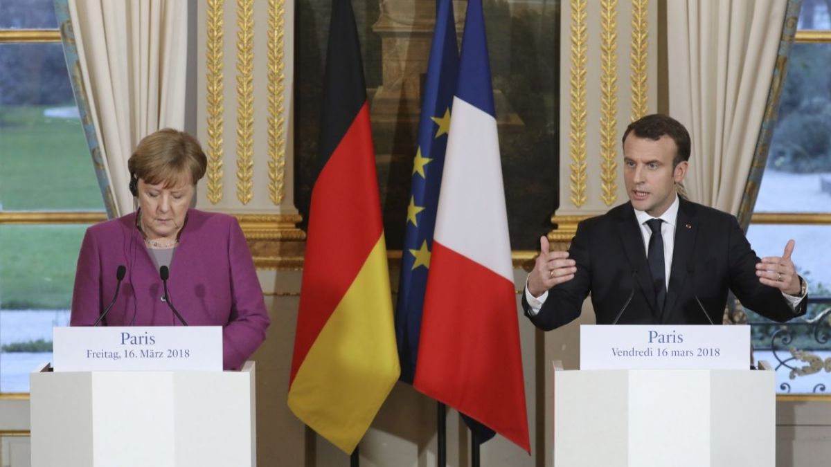 Merkel şi Macron pregătesc reforma Uniunii Europene