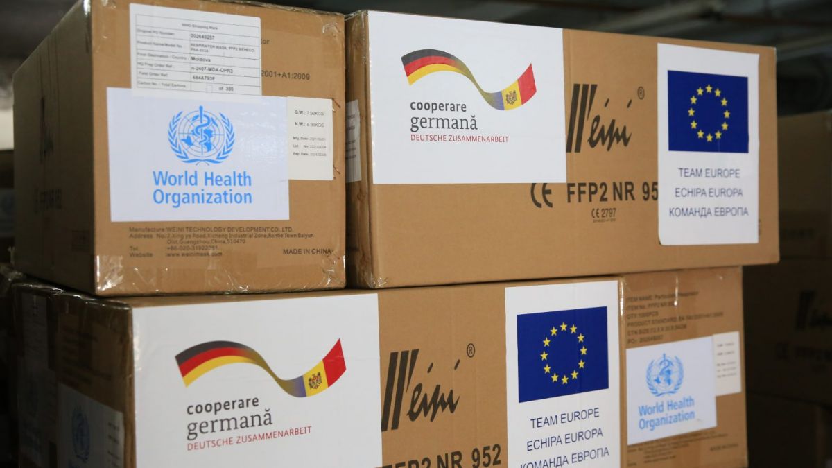 Moldova a primit un lot de ajutor umanitar în valoare de 10 milioane de euro din partea Germaniei
