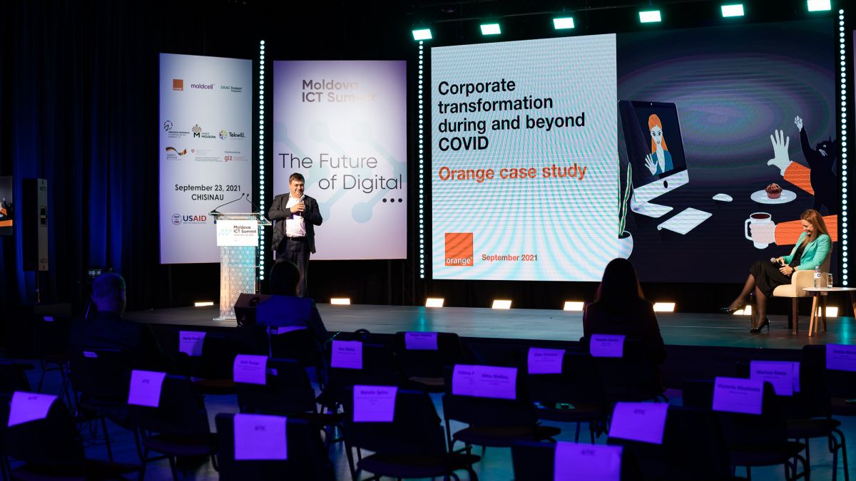 Moldova ICT Summit: transformările sectorului privat pe durata pandemiei COVID-19, listate de Orange Moldova