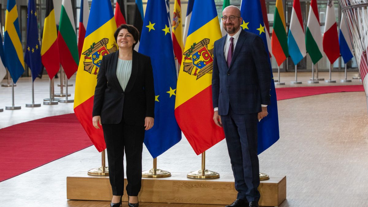 Natalia Gavrilița s-a întâlnit la Bruxelles cu președintele Consiliului European Charles Michel. Despre ce au discutat cei doi