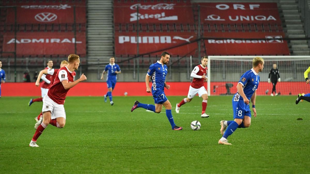 Naționala de fotbal a Moldovei s-a clasat pe ultimul loc în grupa F din preliminariile Campionatului Mondial 2022