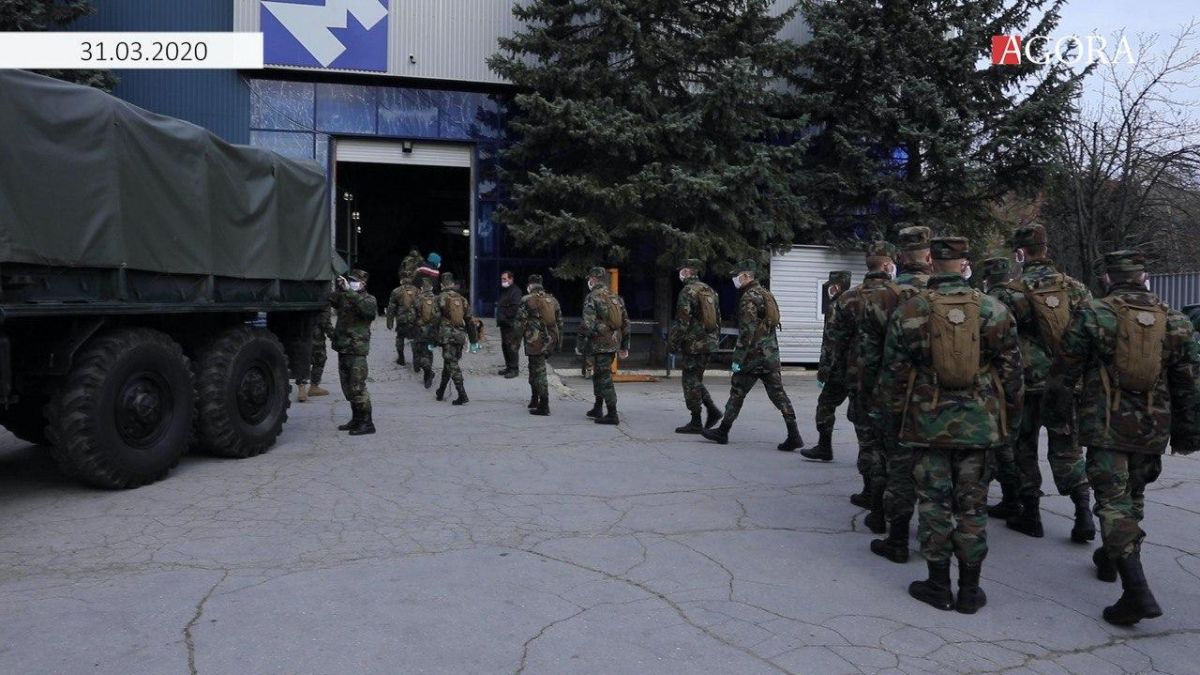 No Comment: Armata Națională a început amenajarea Spitalul de triaj, la Moldexpo (VIDEO)